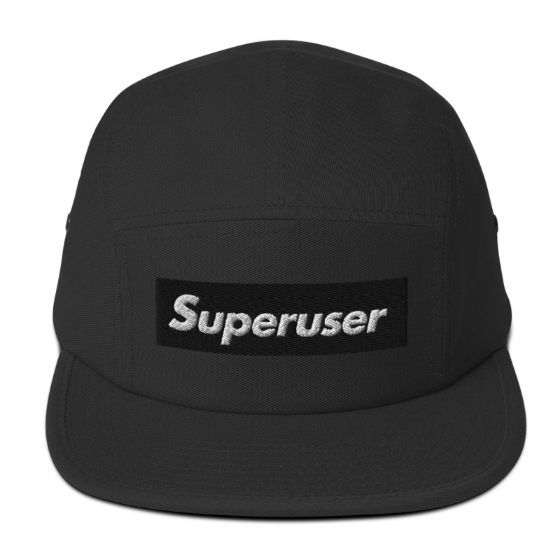 "Superuser" Bike cap (BLK/DAF) - Image 5