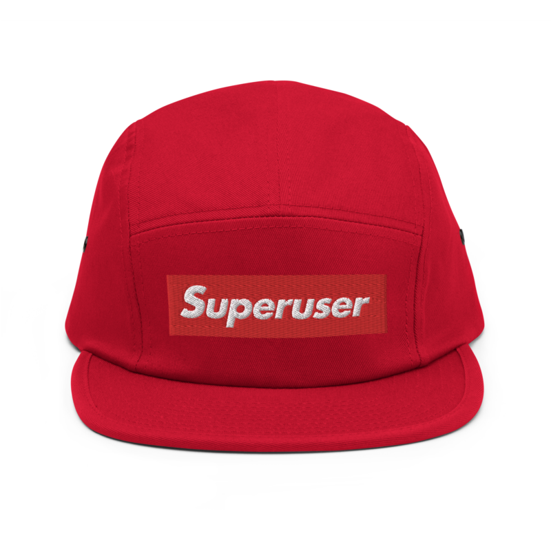 "Superuser" Bike cap (RED)