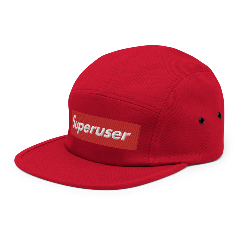 "Superuser" Bike cap (RED) - Image 3