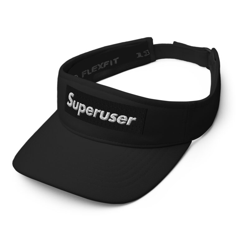 "Superuser" BLK Visor - Image 3