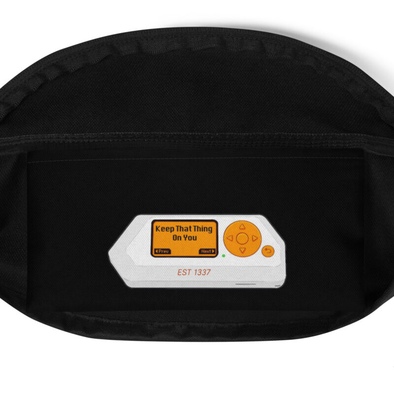 HACKYOU EDC Crossbody / Waist bag (BLACK/DAF) - Image 4