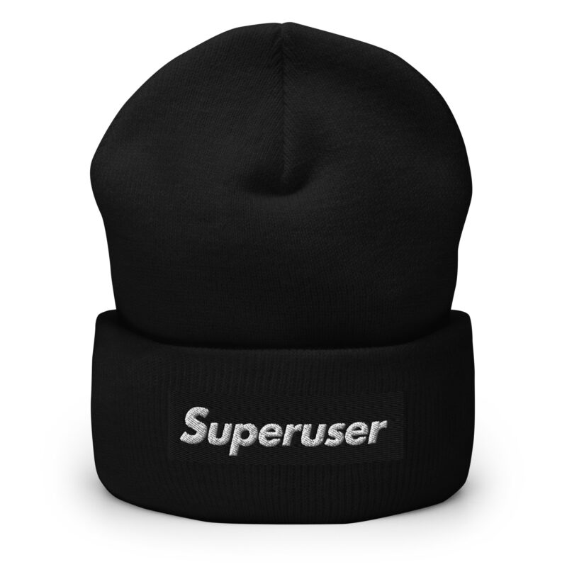 "Superuser" Beanie (BLK/DAF)