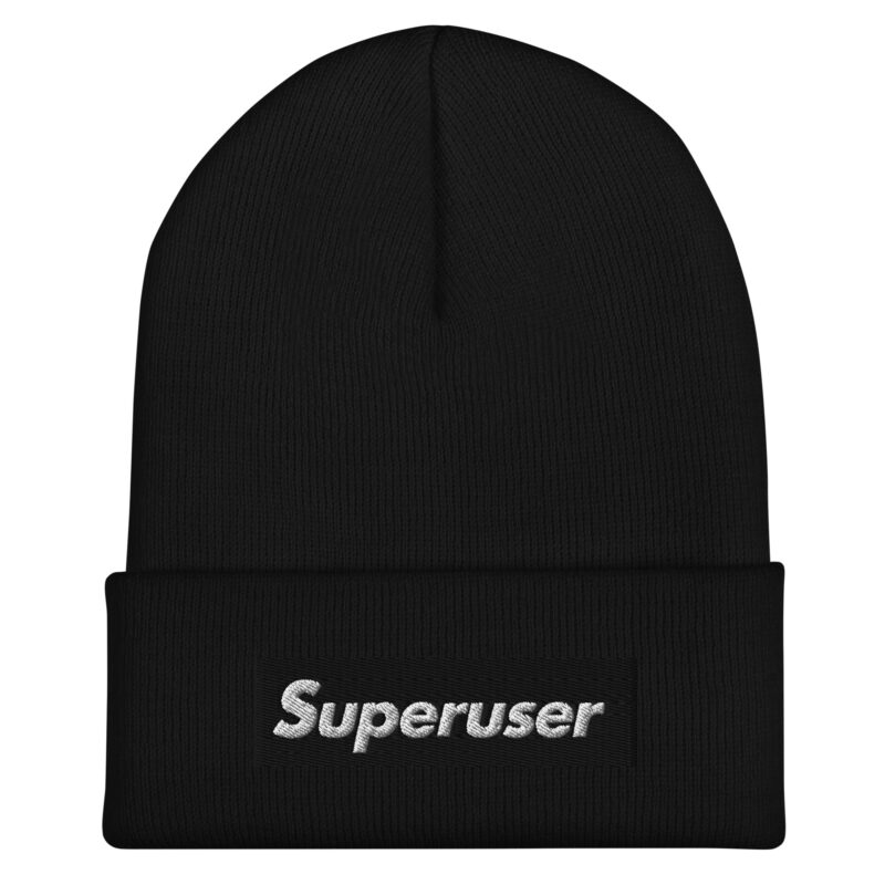 "Superuser" Beanie (BLK/DAF) - Image 2