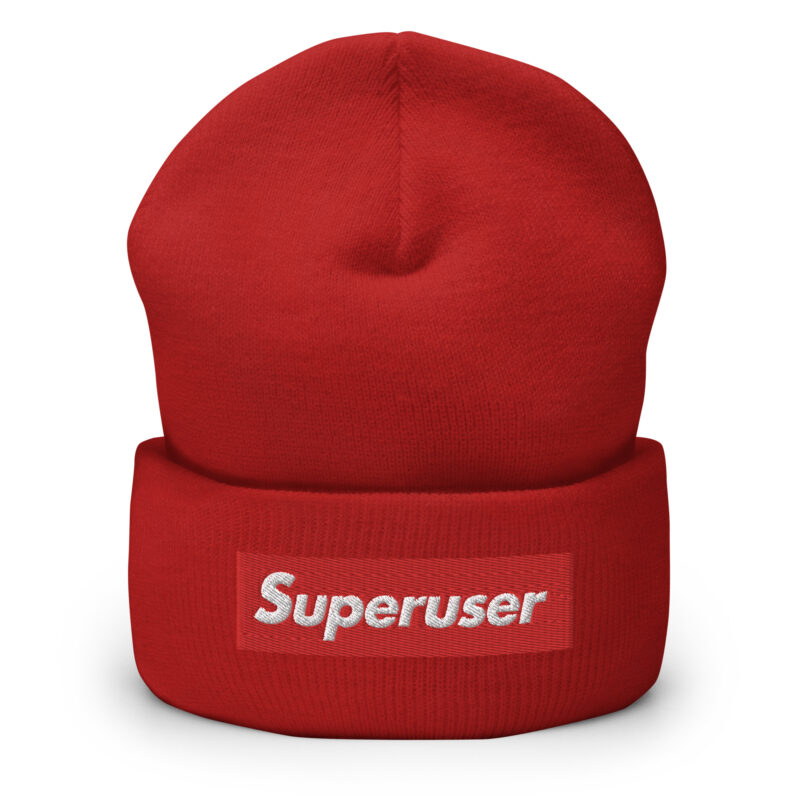 "Superuser" Beanie (RED)