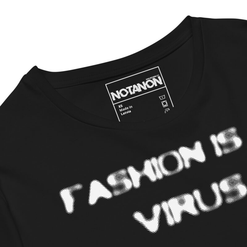 FASHION IS A VIRUS (BLK/DAF) T-Shirt - Image 2