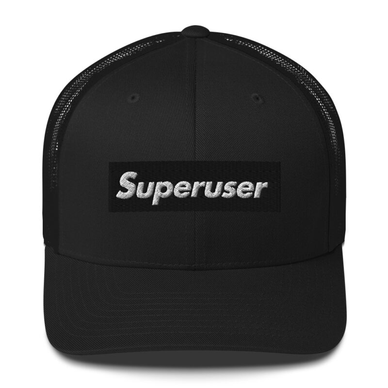 “Superuser” Trucker cap (BLK/DAF)