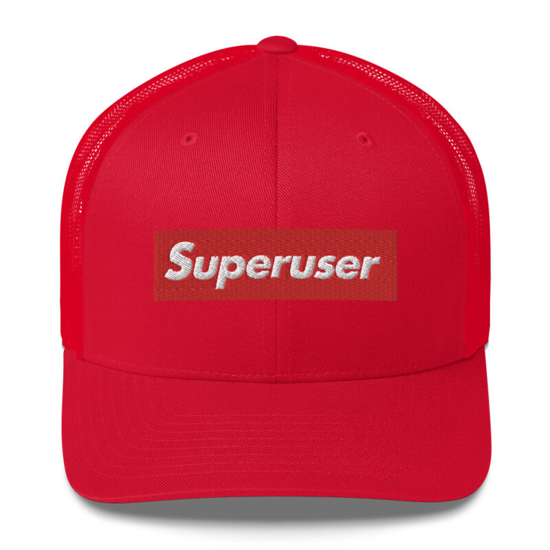 "Superuser” Trucker cap (RED)