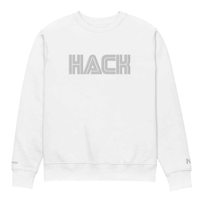 HACK sweatshirt (white/WHTE)