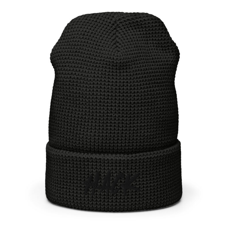 Serial Hacker Honeycomb Knit Beanie - Black/Black ABE - Image 3