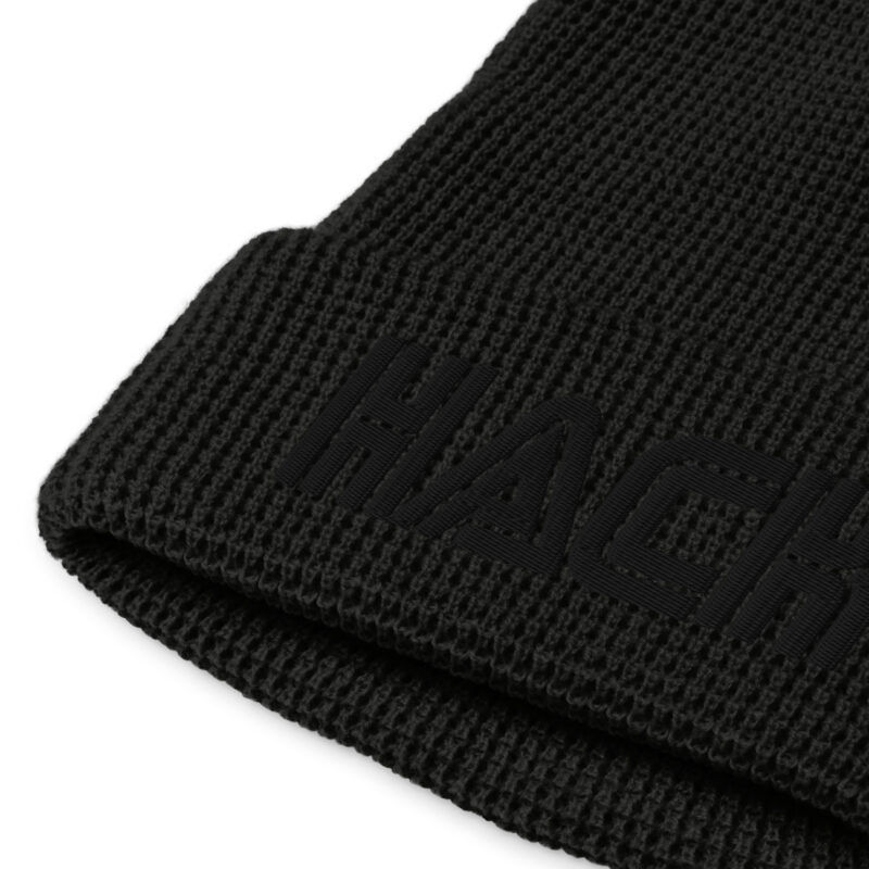 HACK Honeycomb Knit Beanie - Black/BLK - Image 2