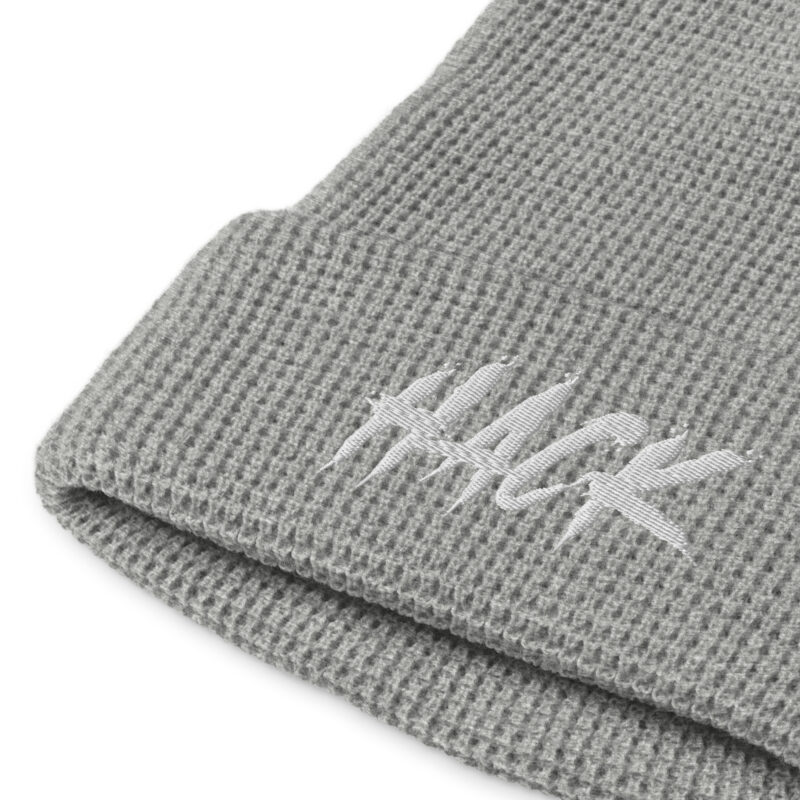 Serial Hacker Honeycomb Knit Beanie - White/Snowcrash Grey - Image 2