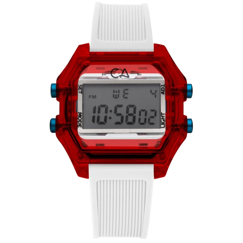 California Watch Company: Venice Beach Digital Red White