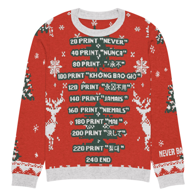 "Ugly (but never basic)" sweater - Image 17