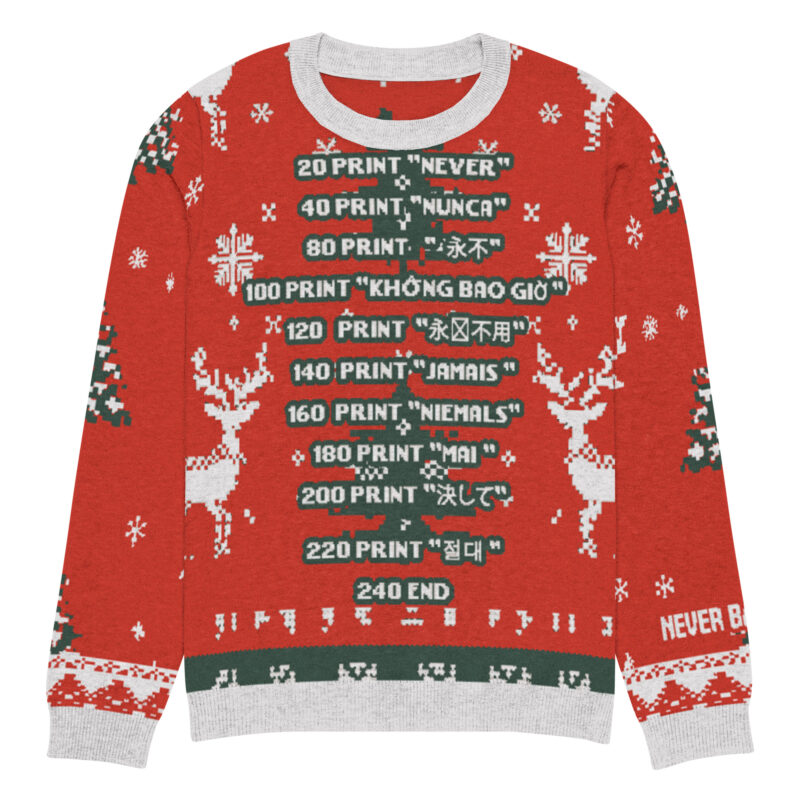 "Ugly (but never basic)" sweater - Image 11