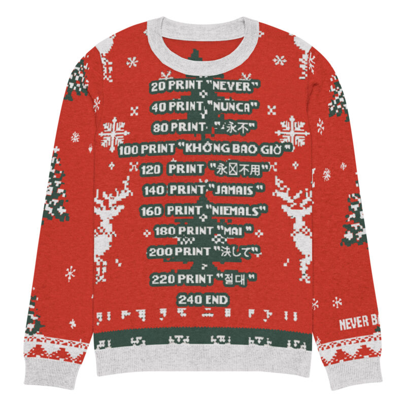 "Ugly (but never basic)" sweater - Image 9