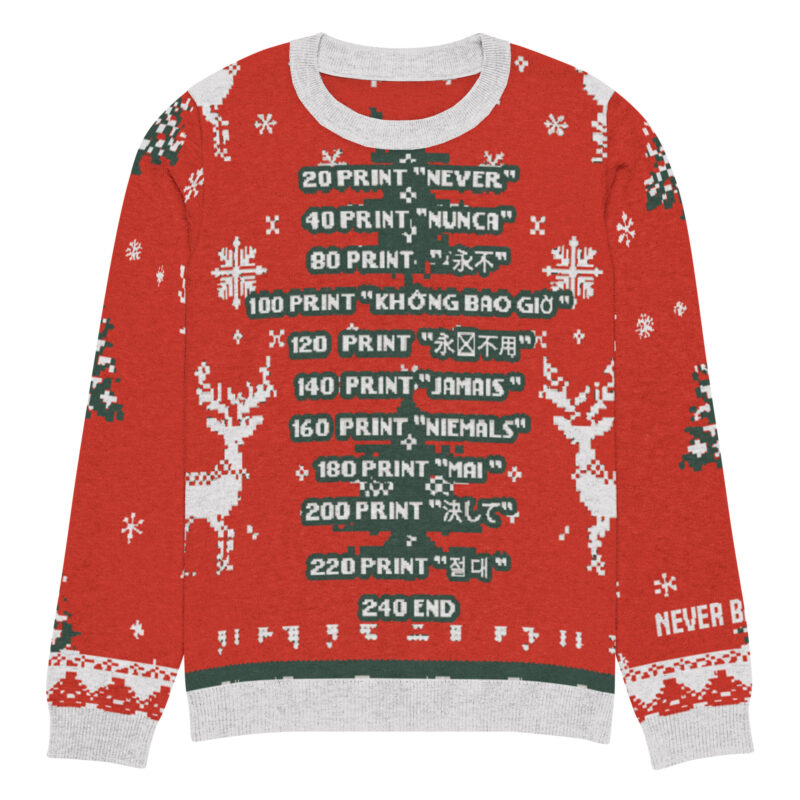 "Ugly (but never basic)" sweater - Image 13