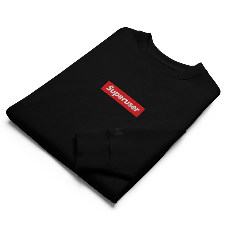 "Superuser" RedBox Sweatshirt (BLK) - Image 3