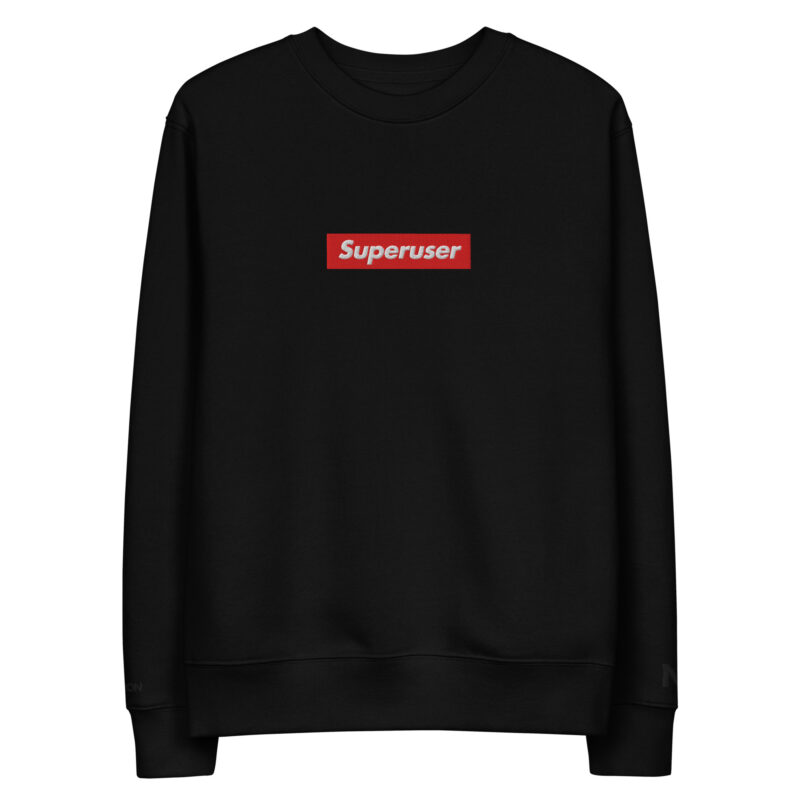 "Superuser" RedBox Sweatshirt (BLK) - Image 6