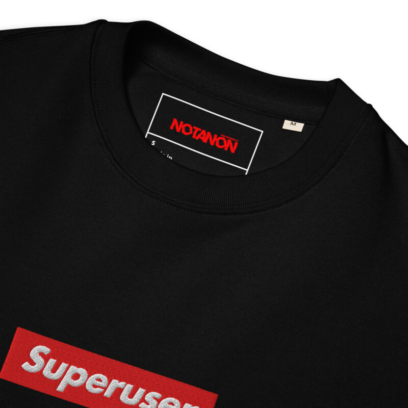 "Superuser" RedBox Sweatshirt (BLK) - Image 2