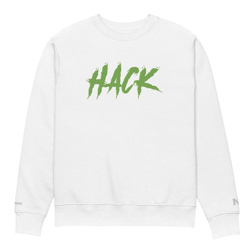 Serial Hacker - sweatshirt (green/WHTE)