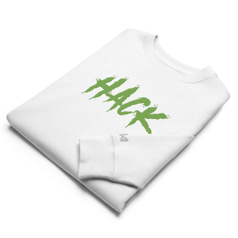 Serial Hacker - sweatshirt (green/WHTE) - Image 3