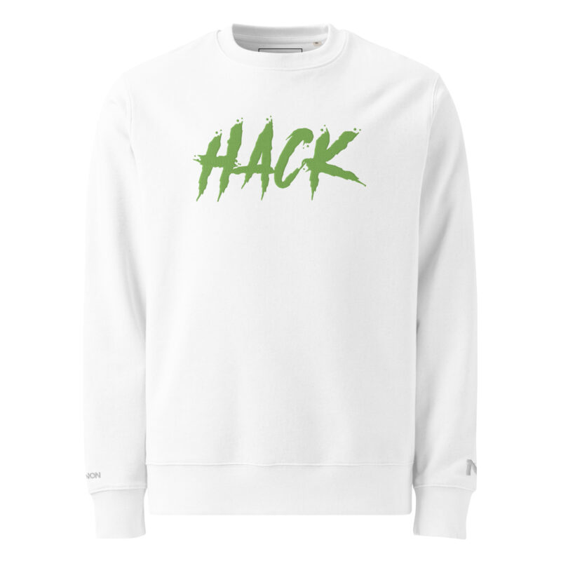 Serial Hacker - sweatshirt (green/WHTE) - Image 6