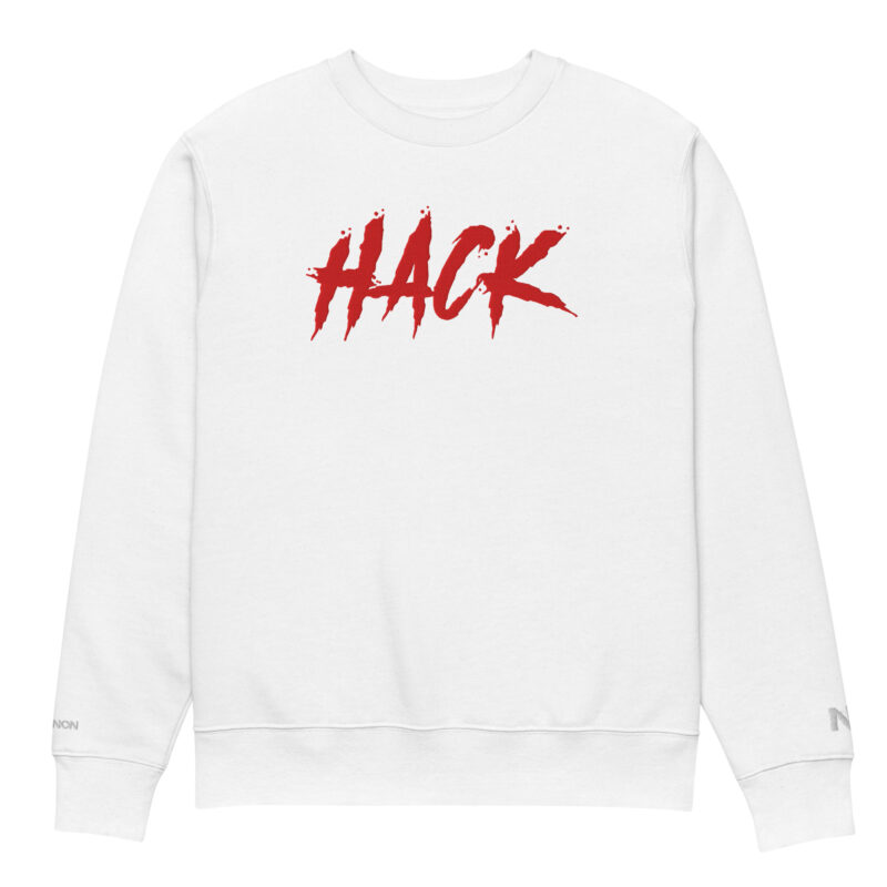 Serial Hacker - sweatshirt (red/WHTE)