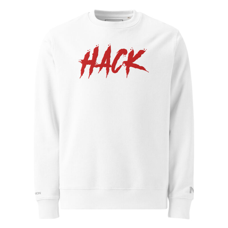 Serial Hacker - sweatshirt (red/WHTE) - Image 6