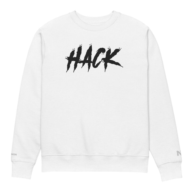 Serial Hacker - sweatshirt (black/WHTE)