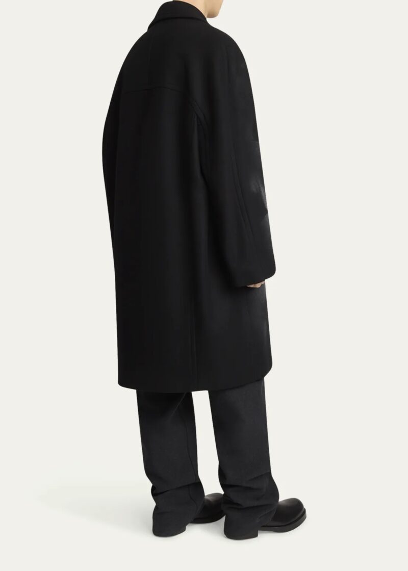 DRIES VAN NOTEN : Men's Racos Printed Double-Breasted Coat - Image 3